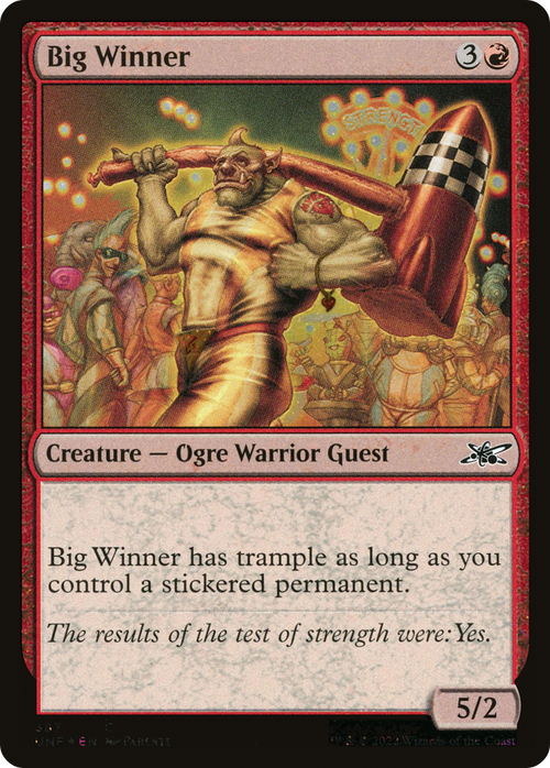 Big Winner (Galaxy Foil) (UNF-387) - Unfinity Foil