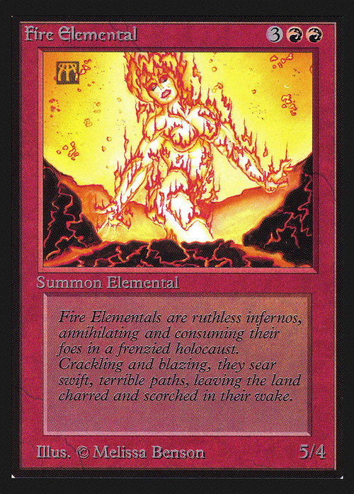 Fire Elemental (IE) (IED-) - Intl. Collectors' Edition