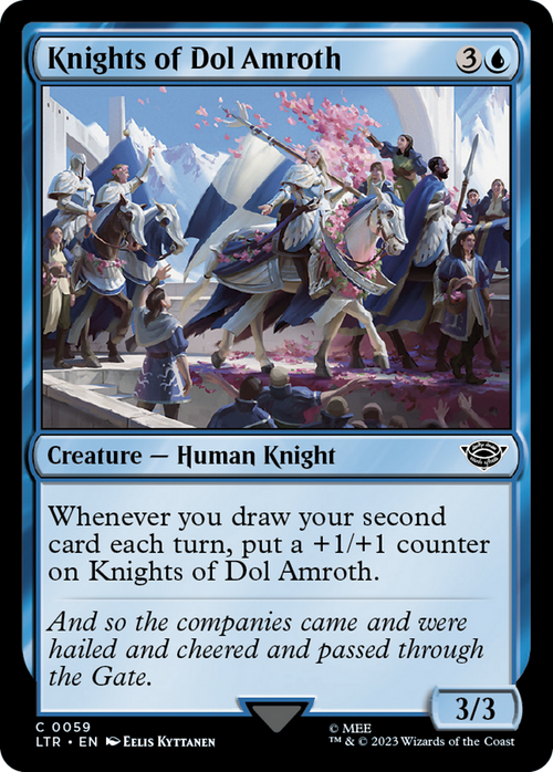 Knights of Dol Amroth (LTR-059) - The Lord of the Rings: Tales of Middle-earth Foil