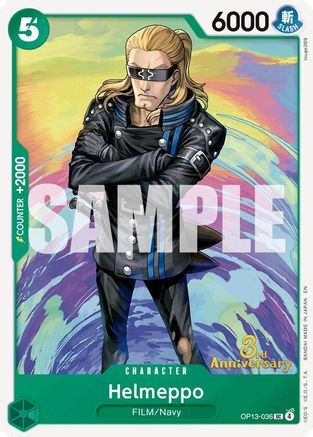 Helmeppo (OP13-036) - Carrying On His Will: 3rd Anniversary Tournament Cards
