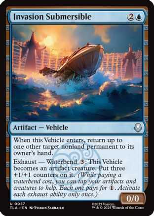 Invasion Submersible (TLA-057) - Avatar: The Last Airbender Foil