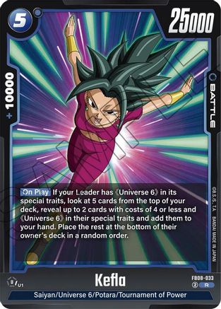 Kefla - FB08-033 (FB08-033) - Saiyans Pride Holofoil
