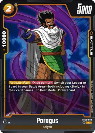 Paragus - FB08-083 (FB08-083) - Saiyans Pride