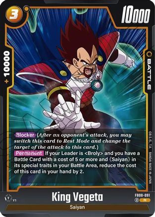 King Vegeta (FB08-091) - Saiyans Pride Holofoil