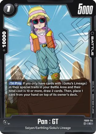 Pan : GT - FB08-114 (FB08-114) - Saiyans Pride