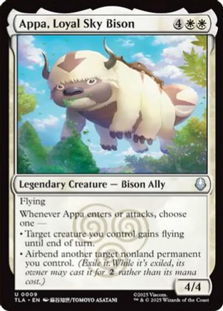 Appa, Loyal Sky Bison (TLA-009) - Avatar: The Last Airbender