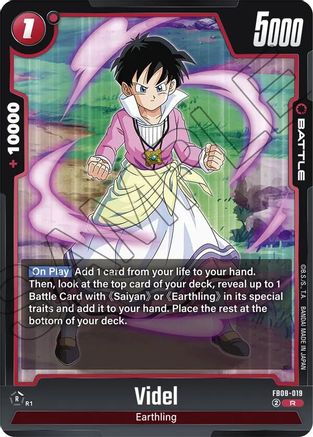 Videl - FB08-019 (FB08-019) - Saiyans Pride Holofoil
