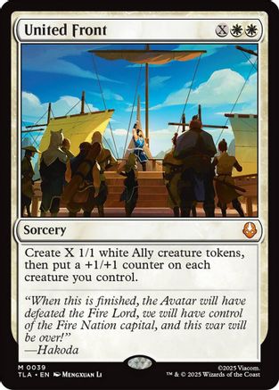 United Front (TLA-039) - Avatar: The Last Airbender Foil