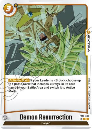 Demon Resurrection (FB08-095) - Saiyans Pride Holofoil