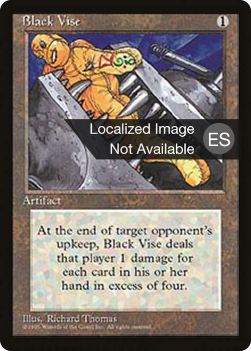 Black Vise (4BB-317) - Fourth Edition Foreign Black Border