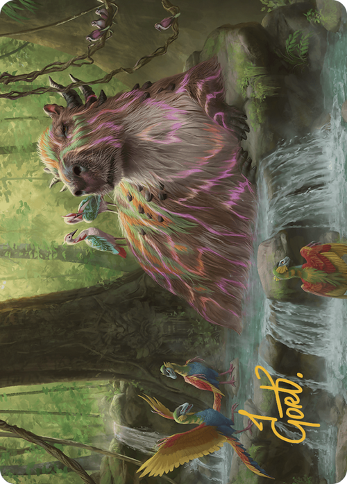 Basking Capybara // Basking Capybara (ALCI-022) - The Lost Caverns of Ixalan Art Series (Borderless)
