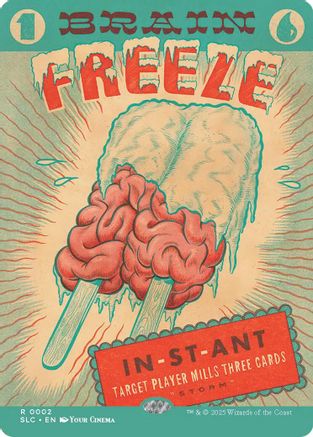 Brain Freeze (SLC-002) - Secret Lair Countdown Kit Foil