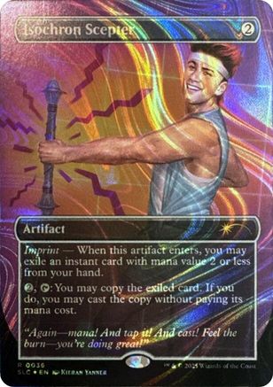 Isochron Scepter (Halo Foil) (SLC-036) - Secret Lair Countdown Kit Foil