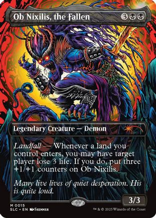 Ob Nixilis, the Fallen (SLC-015) - Secret Lair Countdown Kit Foil