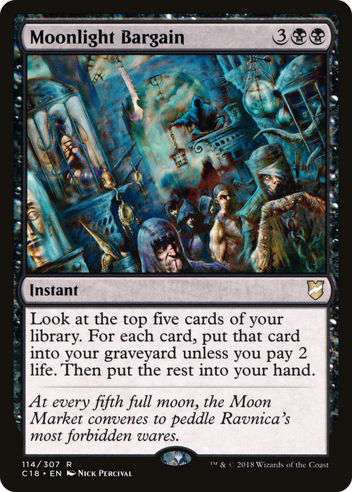 Moonlight Bargain (C18-114) - Commander 2018