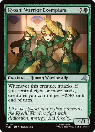 Kyoshi Warrior Exemplars (TLE-140) - Avatar: The Last Airbender: Eternal-Legal Foil