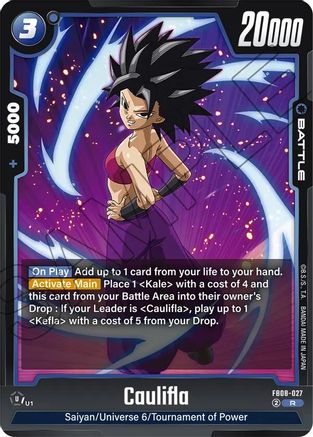 Caulifla - FB08-027 (FB08-027) - Saiyans Pride Holofoil