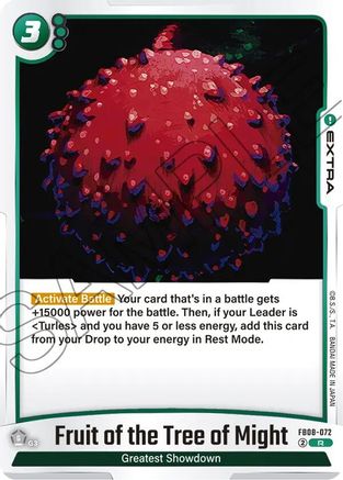 Fruit of the Tree of Might (FB08-072) - Saiyans Pride Holofoil