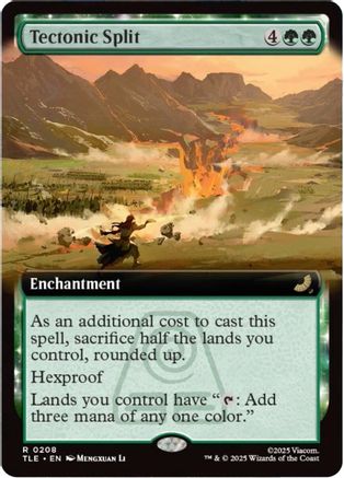 Tectonic Split (Extended Art) (TLE-208) - Avatar: The Last Airbender: Eternal-Legal