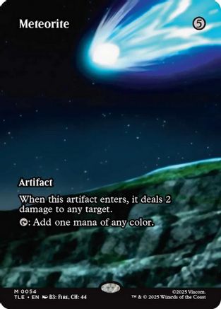 Meteorite (Borderless) (TLE-054) - Avatar: The Last Airbender: Eternal-Legal