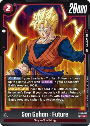 Son Gohan : Future - FB08-013 (FB08-013) - Saiyans Pride Holofoil