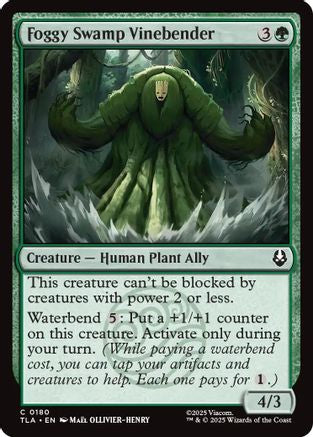 Foggy Swamp Vinebender (TLA-180) - Avatar: The Last Airbender Foil
