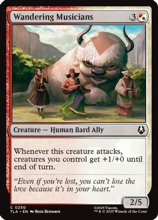 Wandering Musicians (TLA-250) - Avatar: The Last Airbender