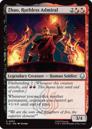 Zhao, Ruthless Admiral (TLA-252) - Avatar: The Last Airbender