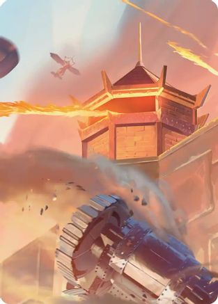 Fire Nation Turret Art Card (ASTLA-) - Art Series: Avatar: The Last Airbender