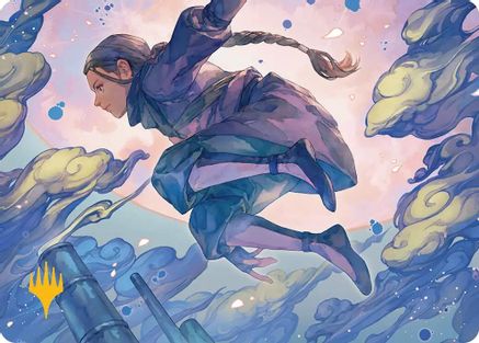 Katara, Seeking Revenge Art Card (Gold-Stamped Planeswalker Symbol) (ASTLA-029) - Art Series: Avatar: The Last Airbender
