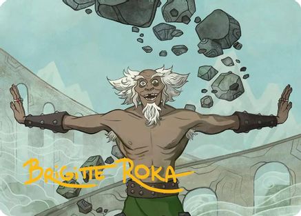 Bumi, Unleashed Art Card (Gold-Stamped Signature) (ASTLA-046) - Art Series: Avatar: The Last Airbender