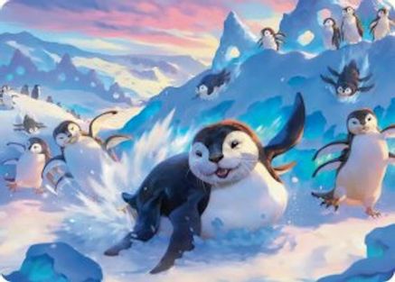 Otter-Penguin Art Card (ASTLA-004) - Art Series: Avatar: The Last Airbender