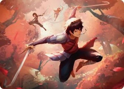 Jet, Freedom Fighter Art Card (ASTLA-022) - Art Series: Avatar: The Last Airbender
