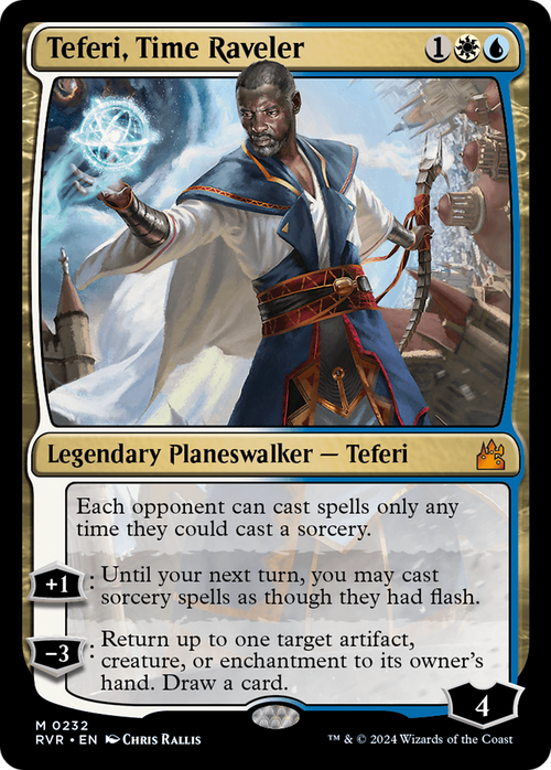 Teferi, Time Raveler (RVR-232) - Ravnica Remastered