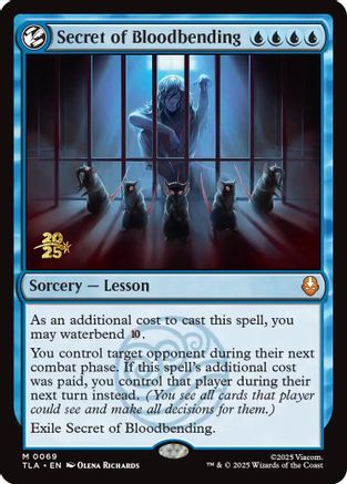 Secret of Bloodbending (PRE-069) - Prerelease Cards Foil
