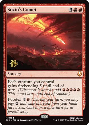 Sozin's Comet (PRE-154) - Prerelease Cards Foil