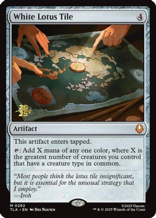 White Lotus Tile (PRE-262) - Prerelease Cards Foil