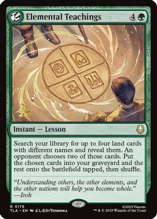 Elemental Teachings (PRE-178) - Prerelease Cards Foil