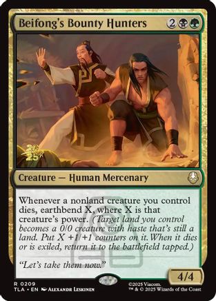 Beifong's Bounty Hunters (PRE-209) - Prerelease Cards Foil