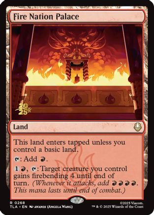 Fire Nation Palace (PRE-268) - Prerelease Cards Foil