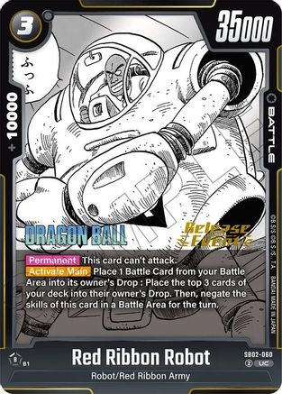 Red Ribbon Robot (SB02-060) - Manga Booster 02 Release Event Cards Holofoil