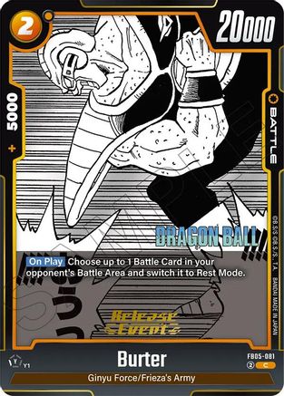 Burter (FB05-081) - Manga Booster 02 Release Event Cards Holofoil