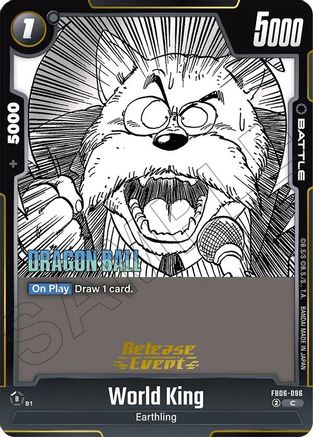 World King (FB06-096) - Manga Booster 02 Release Event Cards Holofoil