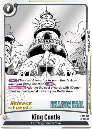 King Castle (FB06-116) - Manga Booster 02 Release Event Cards Holofoil