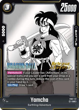 Yamcha (FB07-117) - Manga Booster 02 Release Event Cards Holofoil