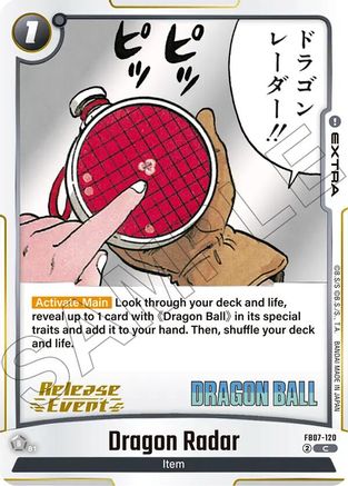Dragon Radar (FB07-120) - Manga Booster 02 Release Event Cards Holofoil