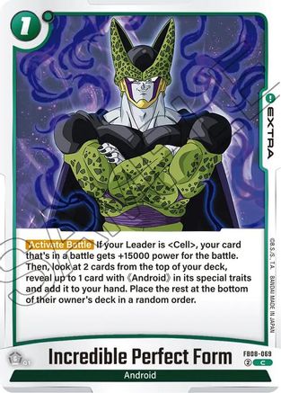 Incredible Perfect Form (FB08-069) - Saiyans Pride