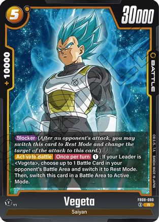 Vegeta - FB08-090 (FB08-090) - Saiyans Pride Holofoil