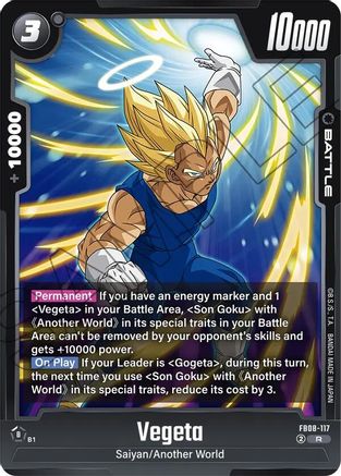 Vegeta - FB08-117 (FB08-117) - Saiyans Pride Holofoil