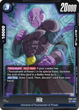 Hit (FB08-040) - Saiyans Pride Holofoil
